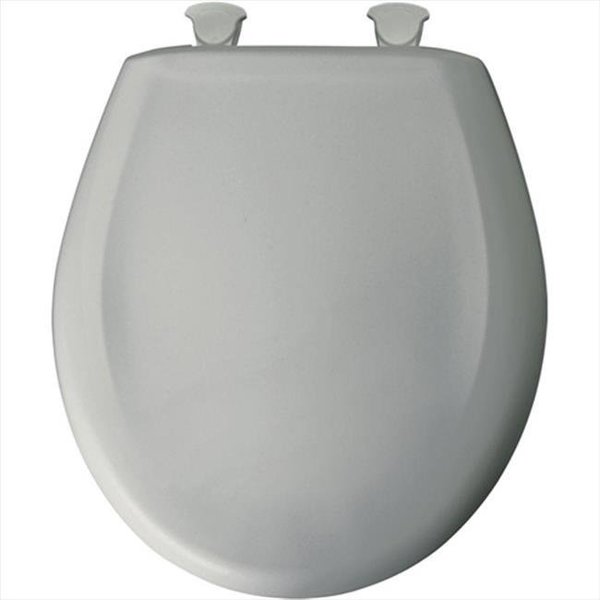 Church Seat Church Seat 200SLOWT 062 Round Closed Front Toilet Seat in Ice Gray 200SLOWT062